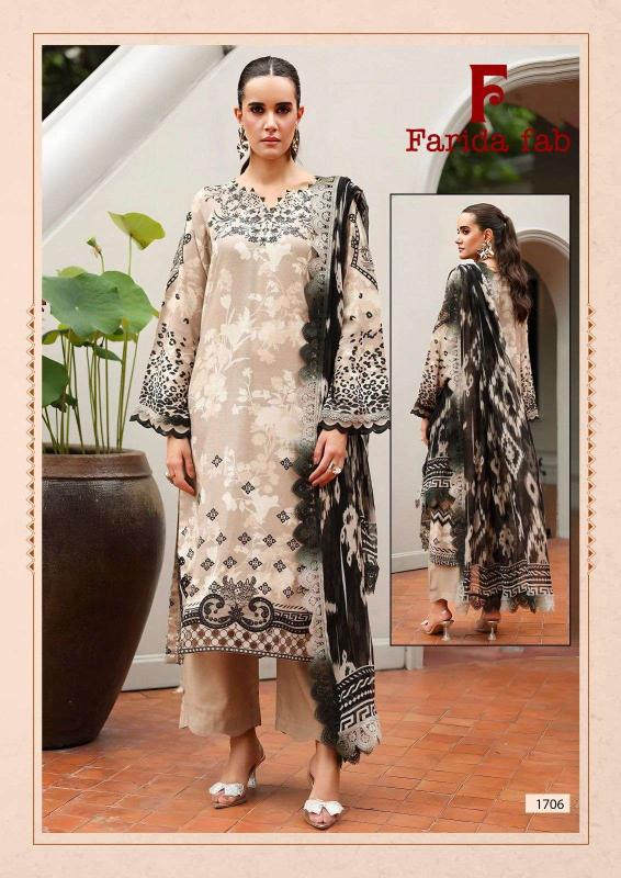 Farida fab ellija b vol-17 salwar suit material wholesale